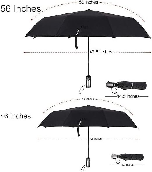 Fashion designer auto sunshade paraguas custom logo compact portable rain automatic windproof 3 folding umbrella