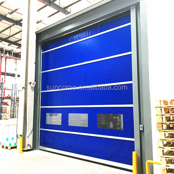 2020 Remote Control Rapid Quick High Fast Speed Automatic Fabric Rolling Door