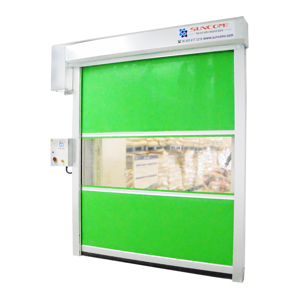 2020 Remote Control Rapid Quick High Fast Speed Automatic Fabric Rolling Door