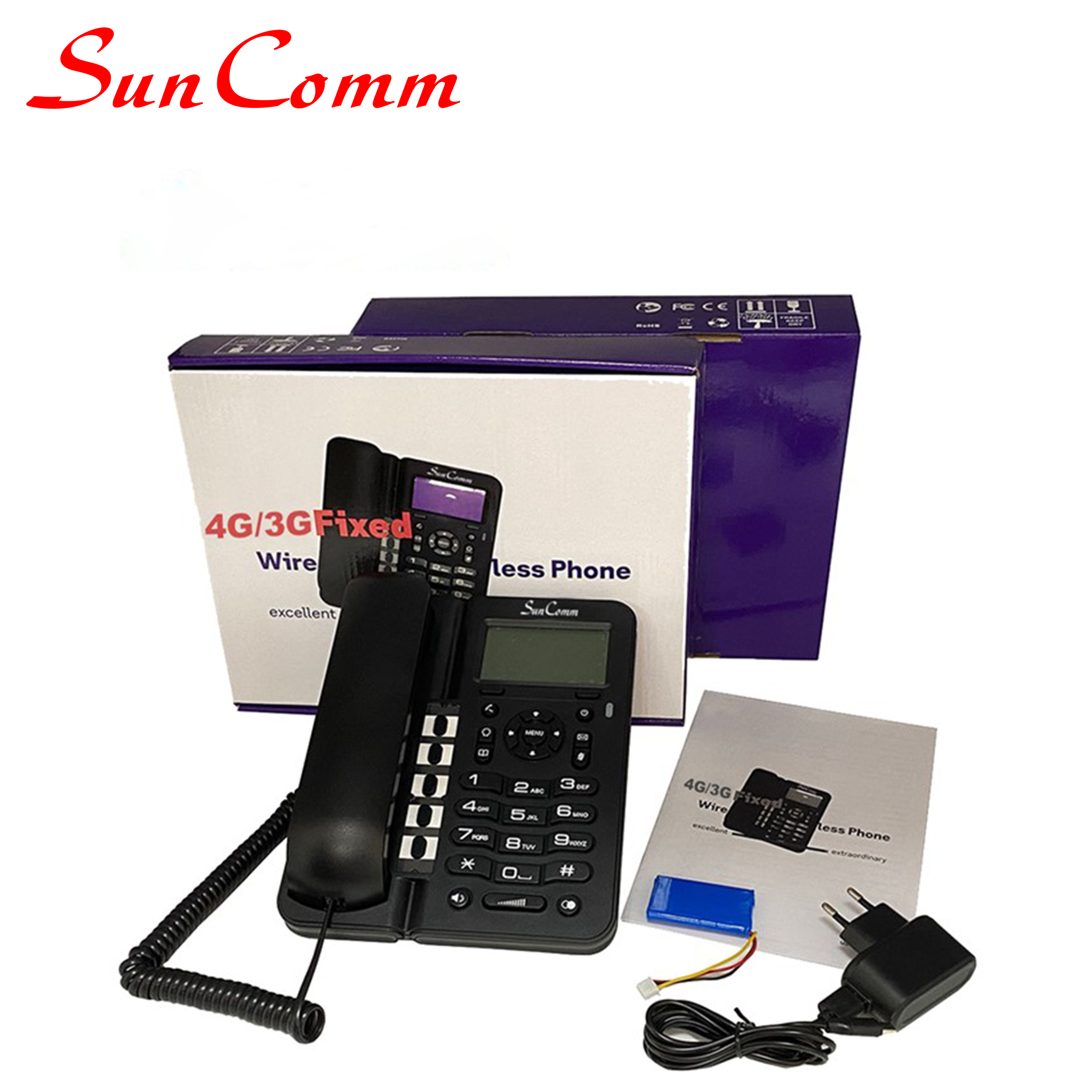 SunComm SC-9079-4GW gsm 4glte telephone office phone desktop wireless phone