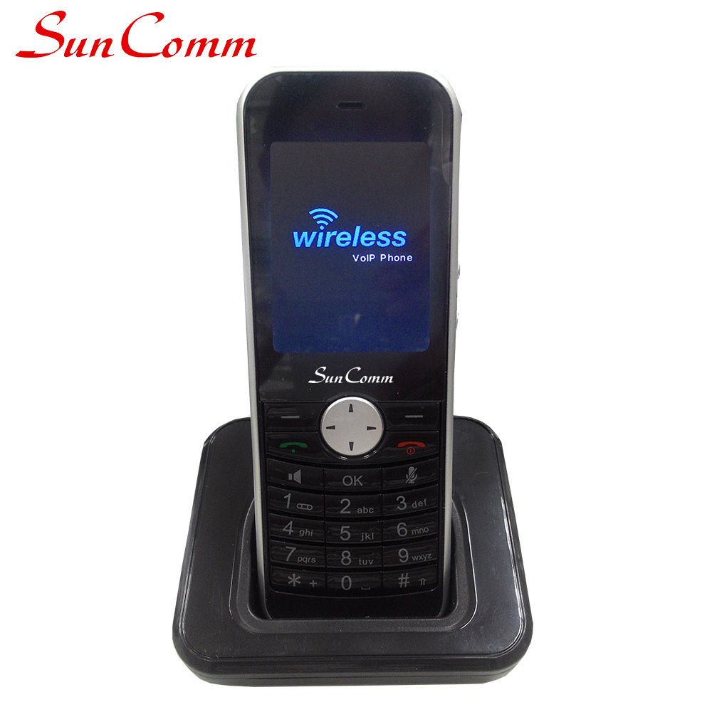 Cordless WIFI VoIP Phone 1 SIP Account SC-9068-WP Pere to Peer Call Hotel Office Home use