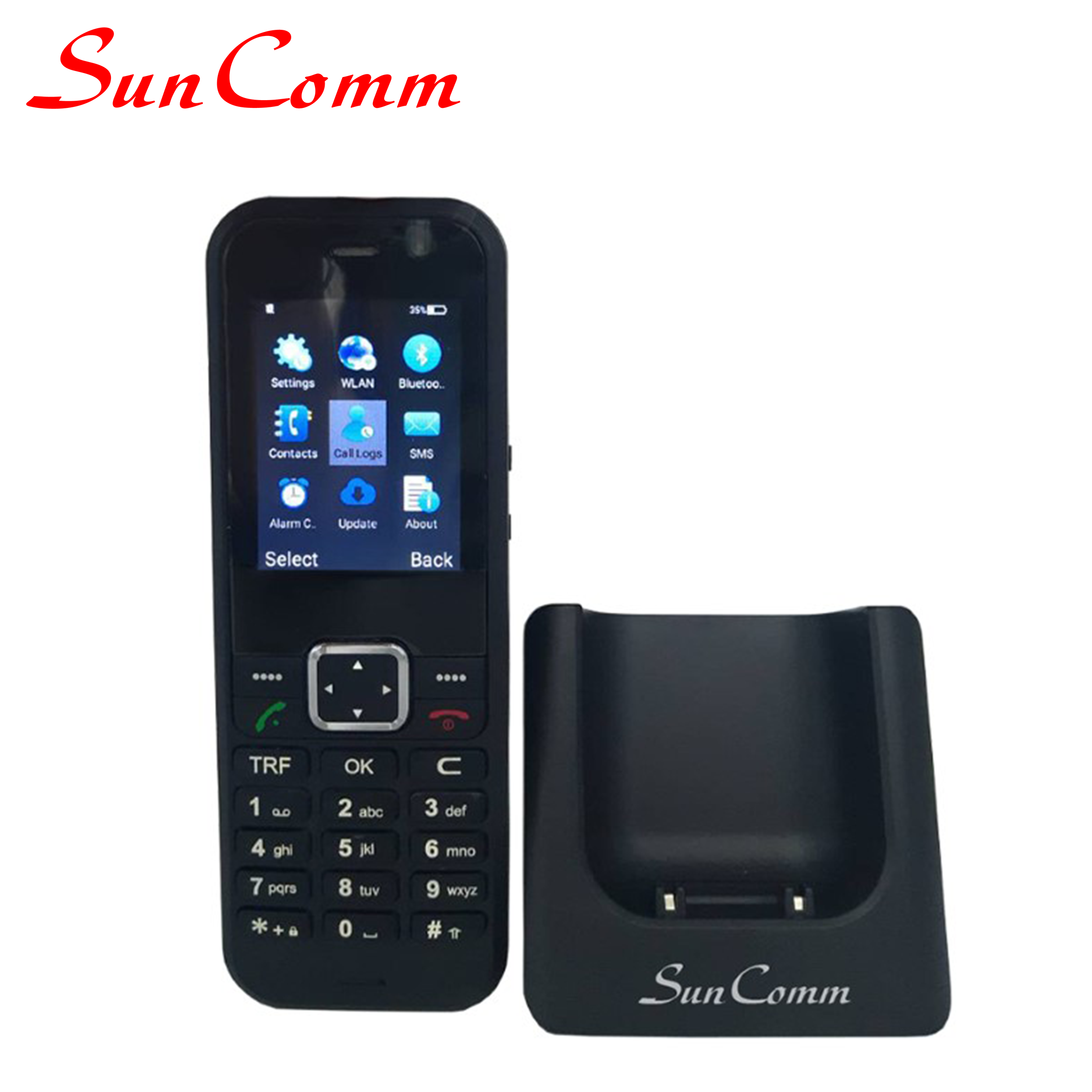 SC-9068-WPD Business Cordless Wi-Fi IP sip phone with 2 lines account