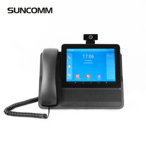 8inch wireless desktop voip IP phone SUNCOMM SC09 office school hospitalf business android Video wifi SIP telephone