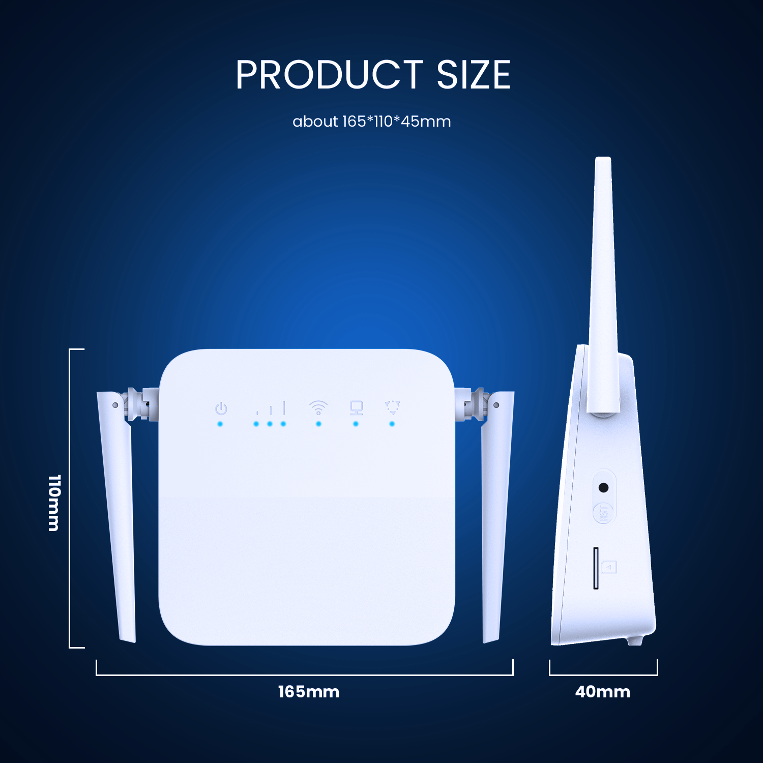 New SUNCOMM SV728 4G LTE WiFi Router VPN VoLTE VoIP Built in Battery 2920mAh 2x2 MIMO Antenna VoIP Router