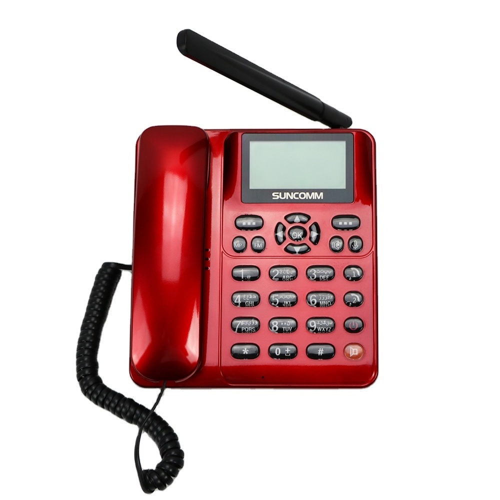 Support Telephone Tmusic FM Call Mute Recording able SUNCOMM G618 Classic Button Phone Wireless Phones Cordless Telephones