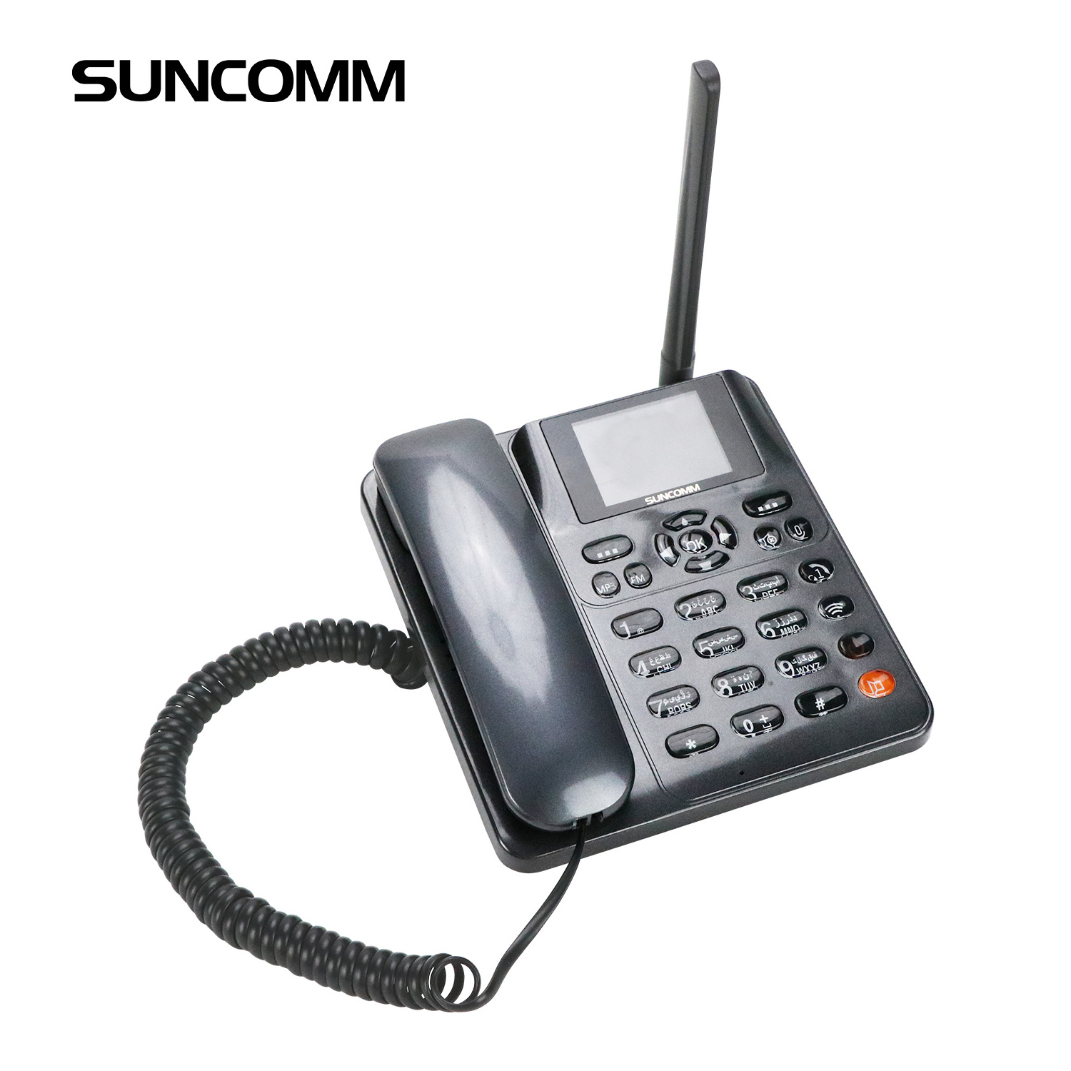 4G VOLTE Android Cordless Telephone SUNCOMM LTE 818 WIFI Hotspot Office Home Wireless Desktop Phone