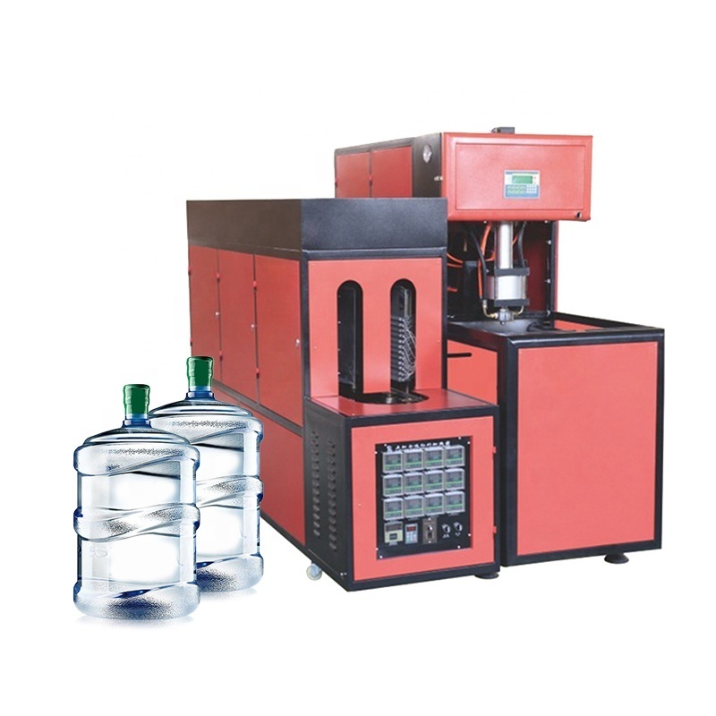 Semi Automatic 5 Gallon PET plastic Bottle Blowing making Machine price