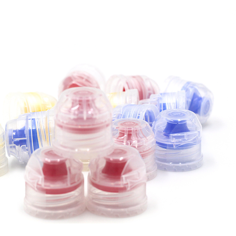 28mm 38mm  sports water bottle caps plastic flip top cap