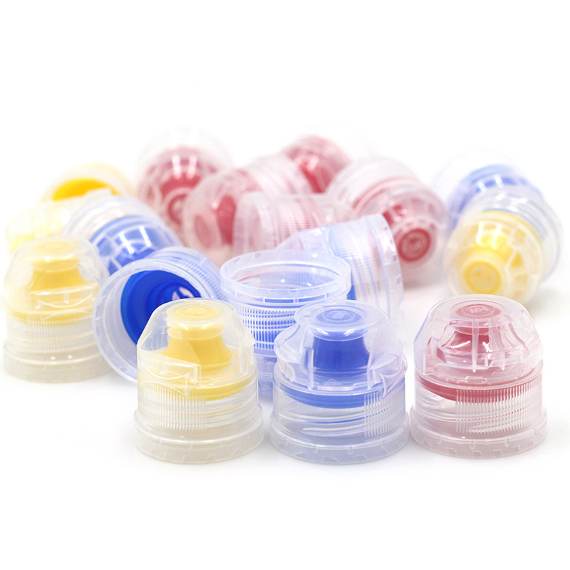 28mm 38mm  sports water bottle caps plastic flip top cap