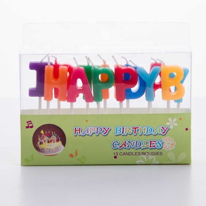 Custom Flameless Birthday Sparkler Candles Bulk Candle Wholesale Happy Birthday Candles