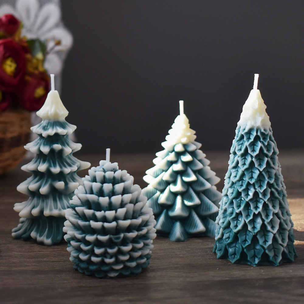 Christmas Scented Green Candles Christmas Tree Decorations Candle  Christmas Gifts Candles Wholesale