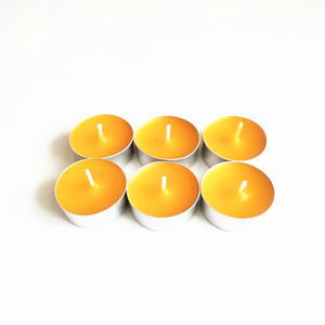 Hot sell wholesale mini white beeswax tealight wax candle