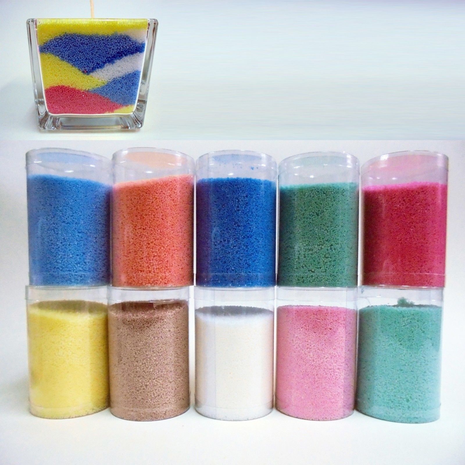 Scented Pearled Candle Sand Art Wax For Making Powder Candles Sand Soy Scented