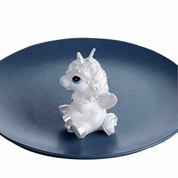 Wholesale High Quality Unicorn Candle New White Pegasus Candles Children's Party Cake Birthday Candles