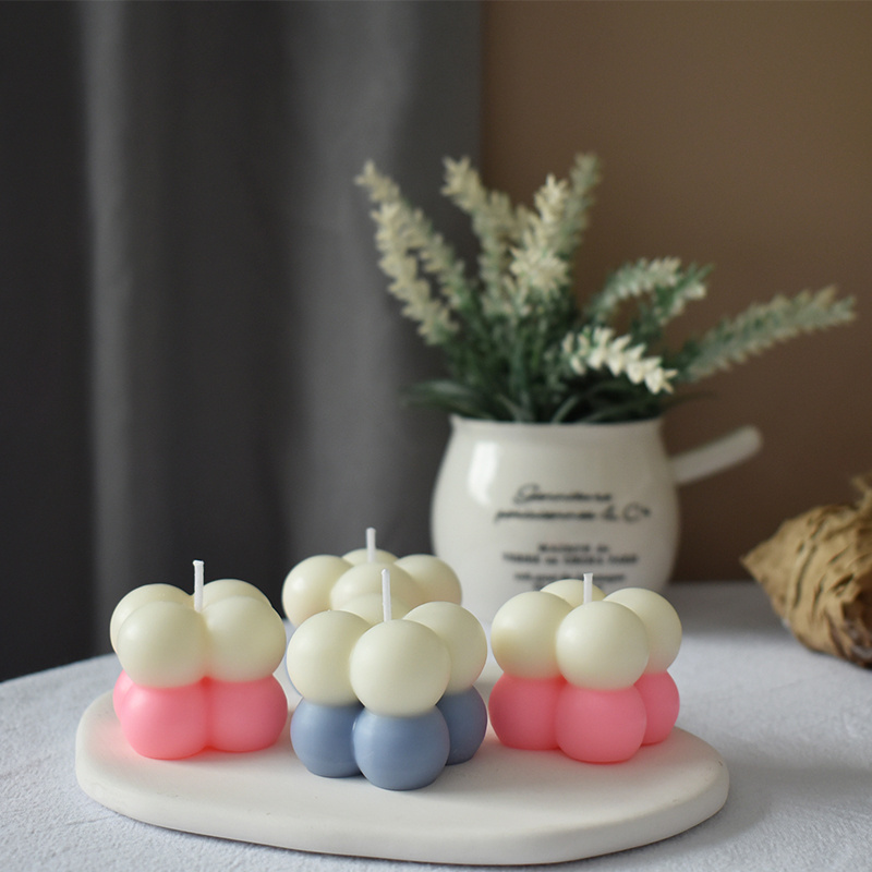 Novelty Mini Small Bubble Candles Cute Decorative Aromatherapy Candles