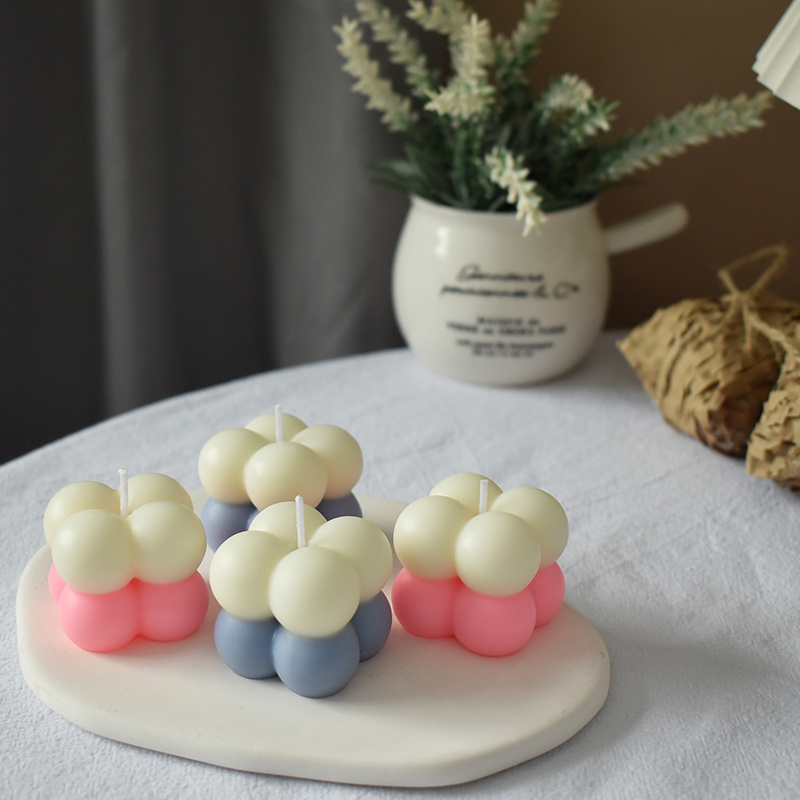 Novelty Mini Small Bubble Candles Cute Decorative Aromatherapy Candles