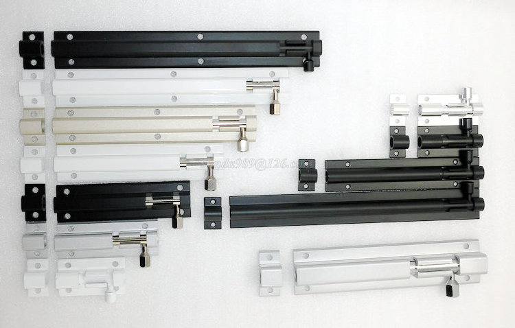 Factory Direct Low Price Aluminum Barrel Tower Door Bolt with Different Length