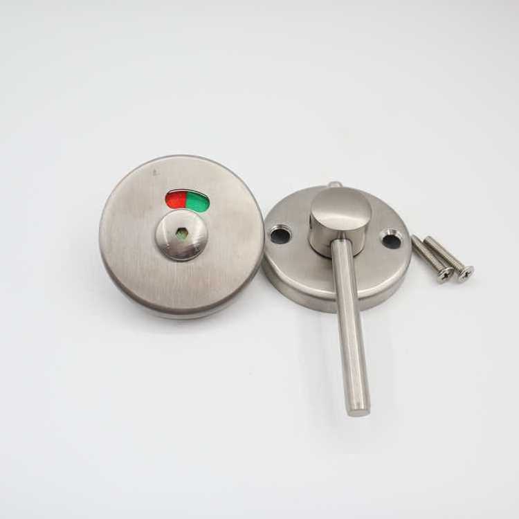 Hot Selling Secure Stainless Steel Bathroom Accessories Public Toilet Partition Indicator Door Lock