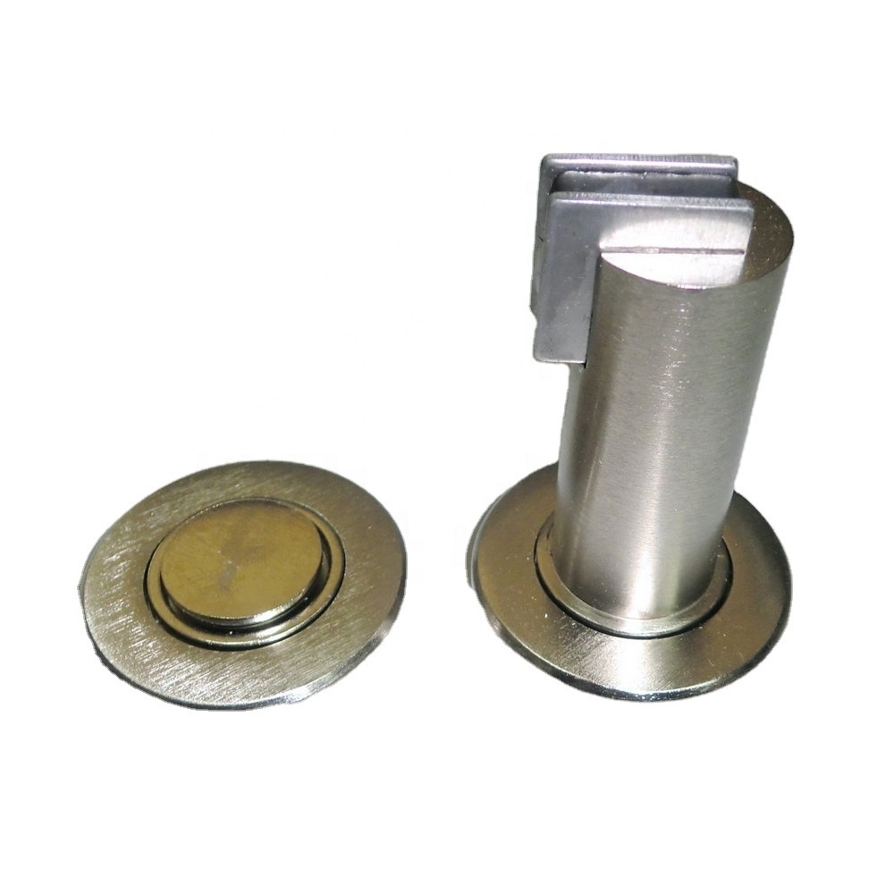 Stainless steel magnet wooden safety door stopper wedge