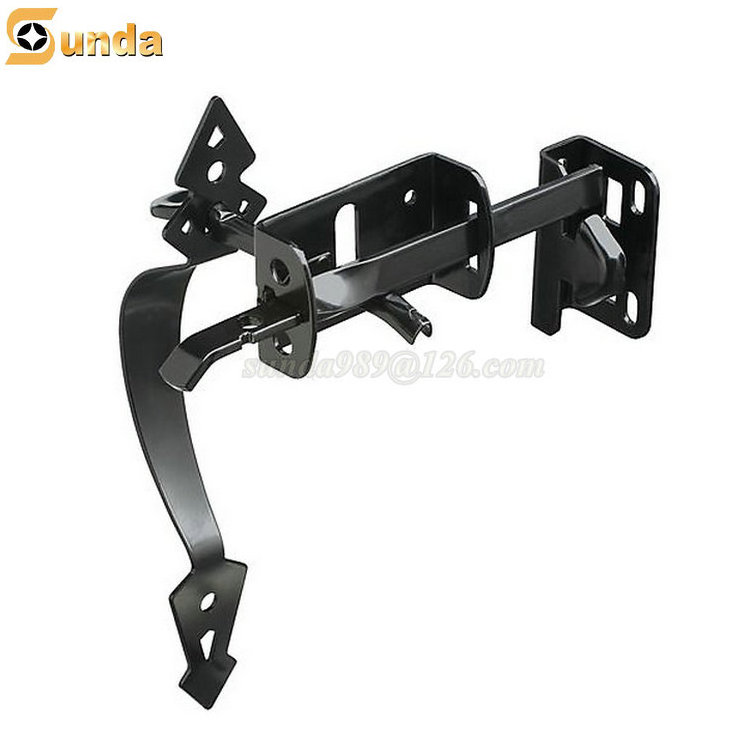 Heavy Duty Security Wood Fence Thumb Gate Latch With Handle