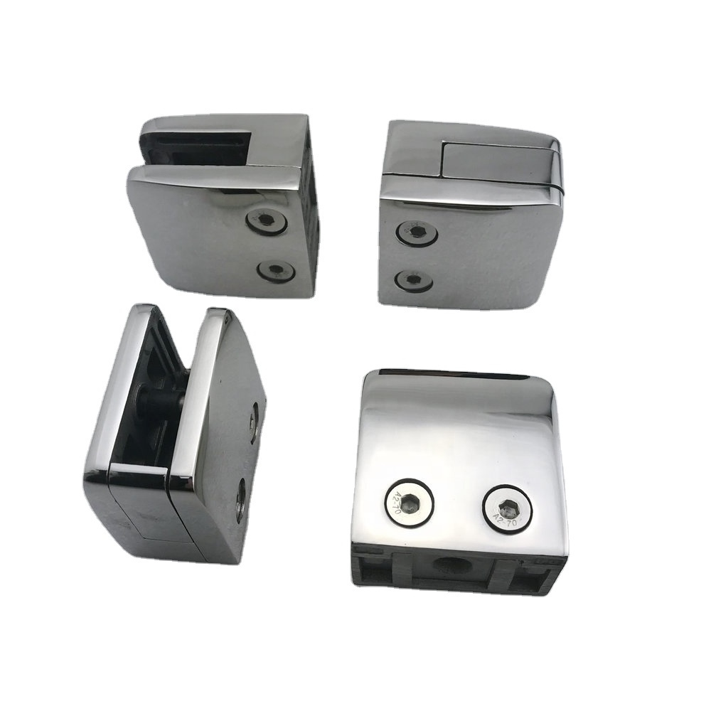 Stainless Steel Wall Mounted Glass Clamp for 8-14mm Glass Handrail and Balustrade