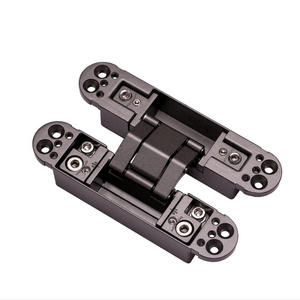 Metal Security Adjustable Folding Hidden Door Hinge Hardware 3D Adjustable Concealed Hinge