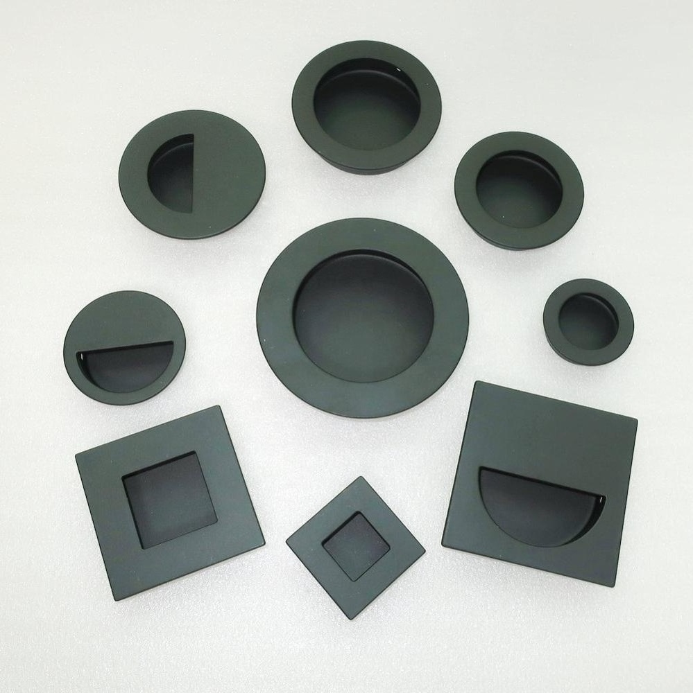 Matte Black stainless steel furniture cabinet drawer pulls