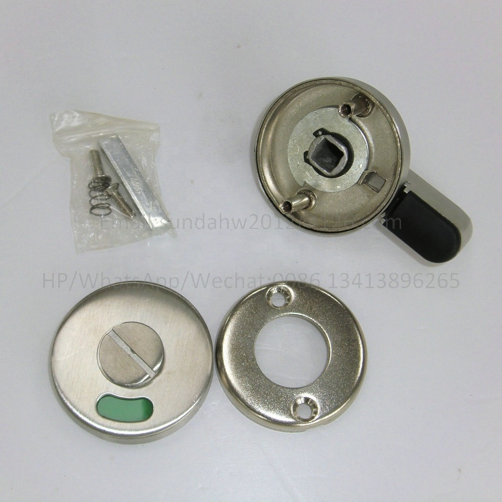 Stainless Steel 304 Washroom Toilet Partition Door Indicator Bolt Lock