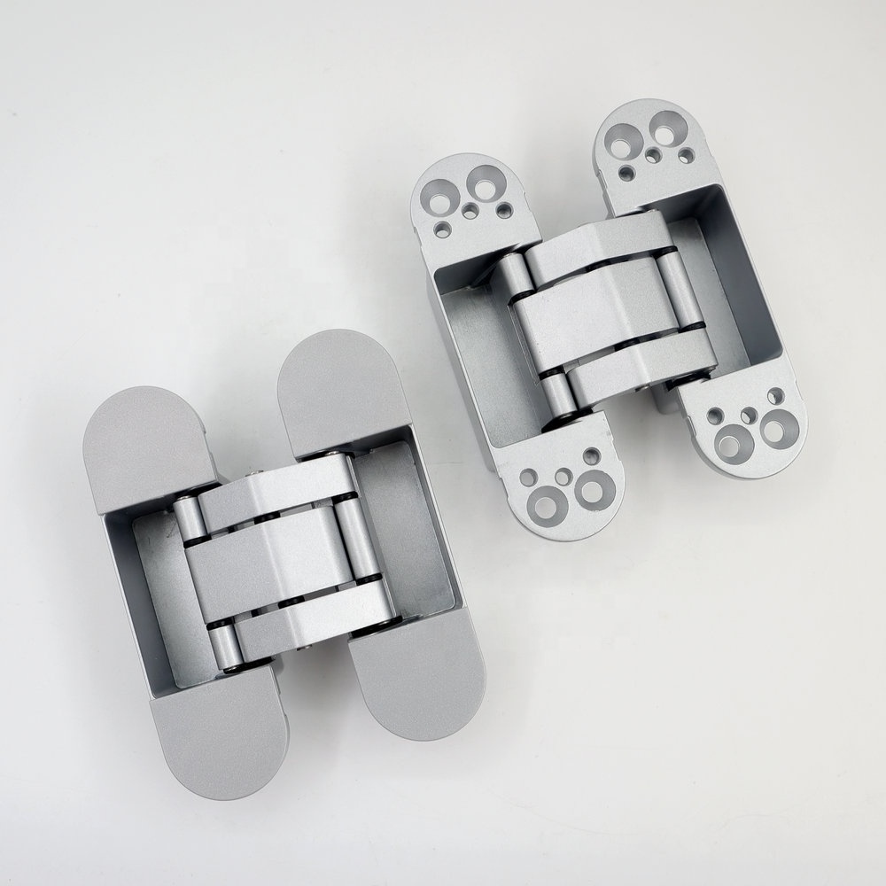 100MM Small Zinc alloy Aluminum Door Conceal Hinge for 40KGS-80KGS Door