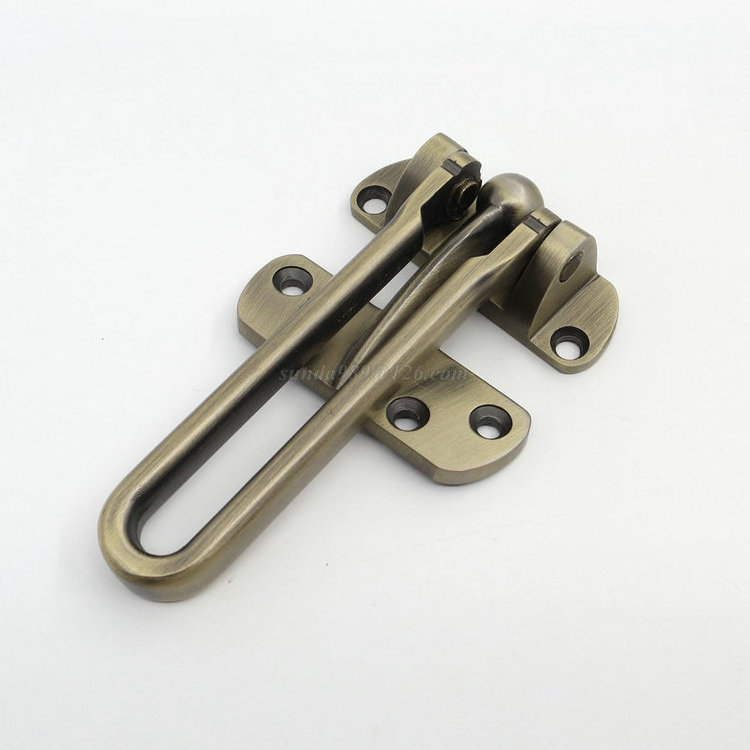 Zinc Alloy Anti-theft Clasp for Hotel Safety Door Hardware Security Chain Door Guard