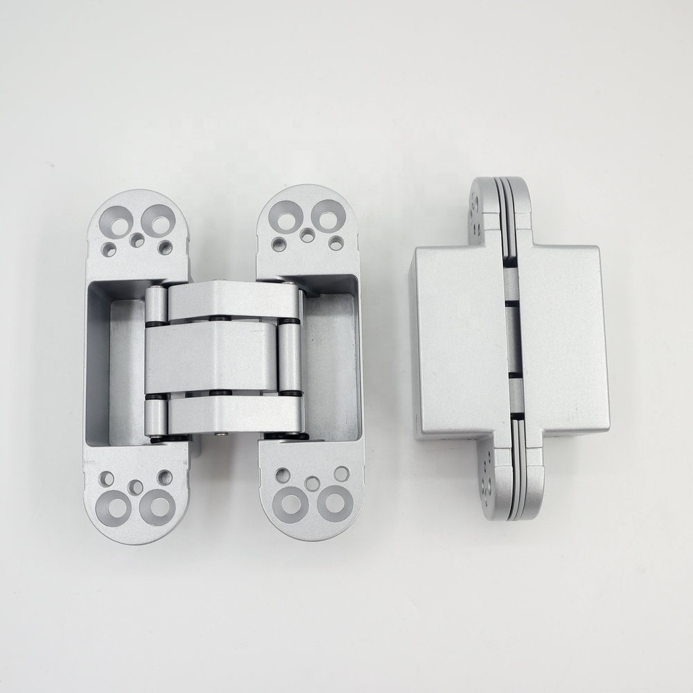 100MM Small Zinc alloy Aluminum Door Conceal Hinge for 40KGS-80KGS Door