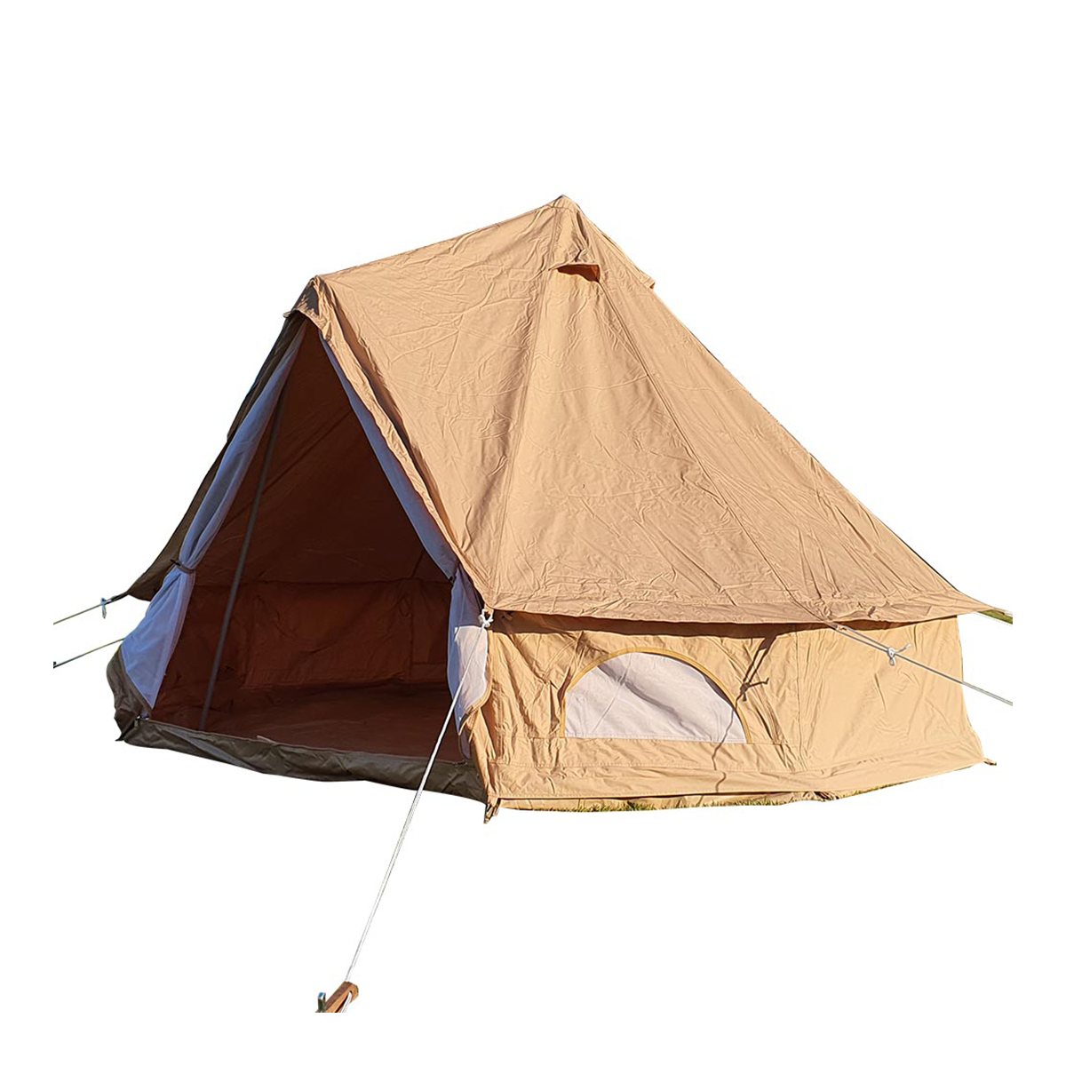 Large Camping Tent Luxury Hot Tent Winter Family Accessories Camping Canvas Bell Tent