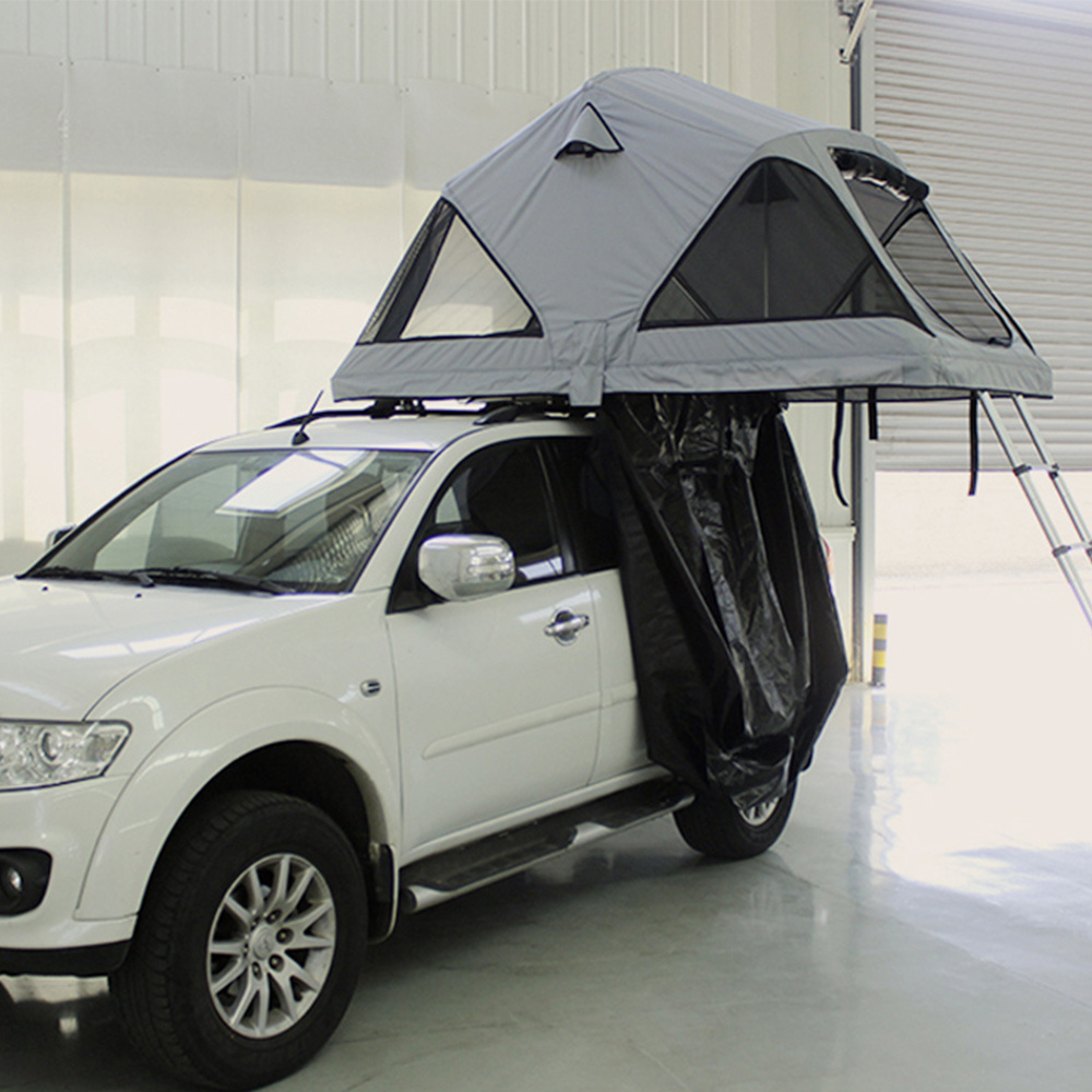 Hot Sell 4x4 Car Outdoor Roof Tent 2-3 Person Foldable Roof Top Tent Soft Shell Camping Tent