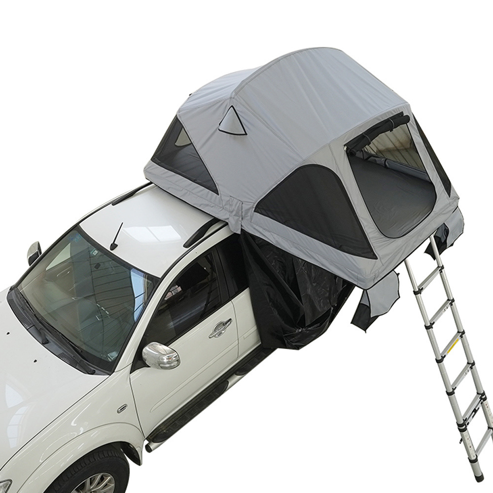 Hot Sell 4x4 Car Outdoor Roof Tent 2-3 Person Foldable Roof Top Tent Soft Shell Camping Tent