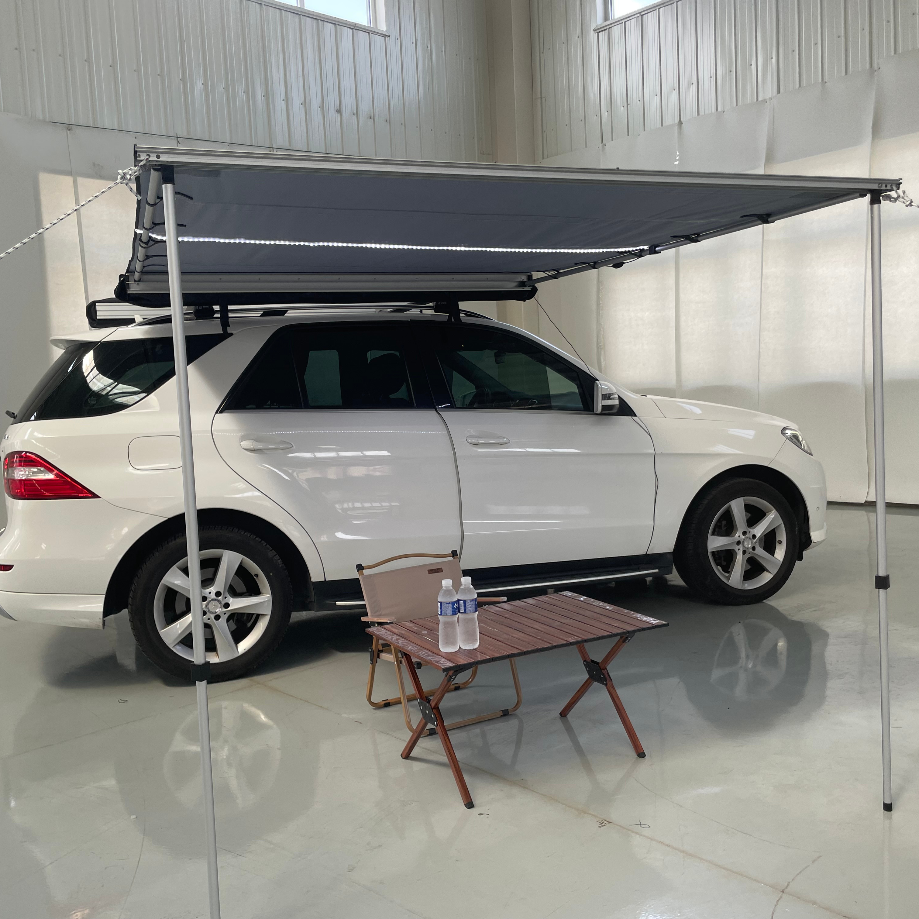 Sunday Campers Custom Factory Outdoor Waterproof 4x4 Traveling Family Camping Retractable Car Extension Awning