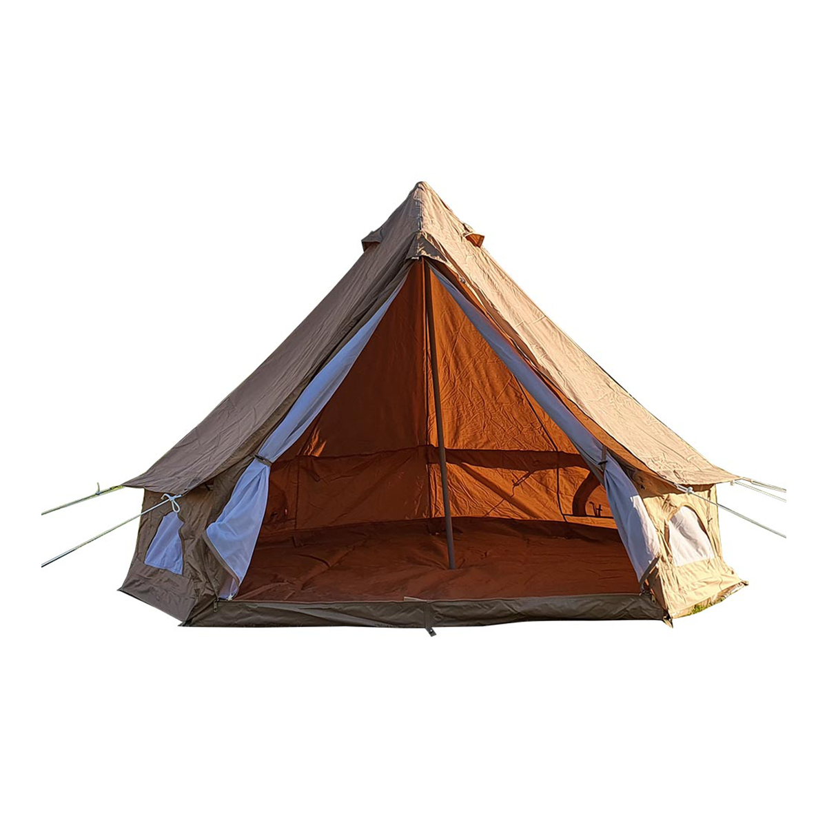 Large Camping Tent Luxury Hot Tent Winter Family Accessories Camping Canvas Bell Tent