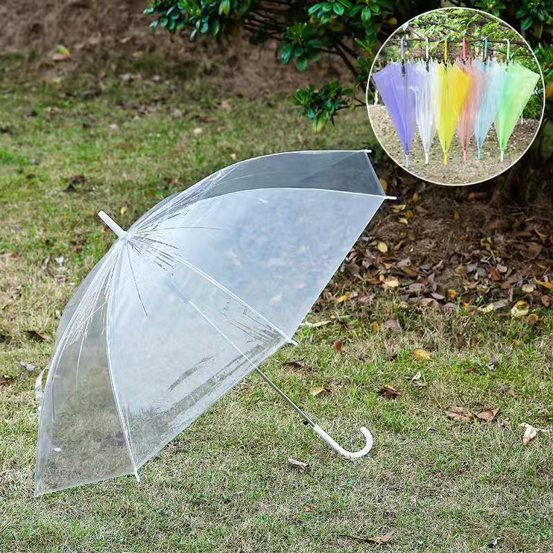 Sunday colorful clear adult transparent poe umbrella Professional  poe bubble clear umbrella,umbrella transparent