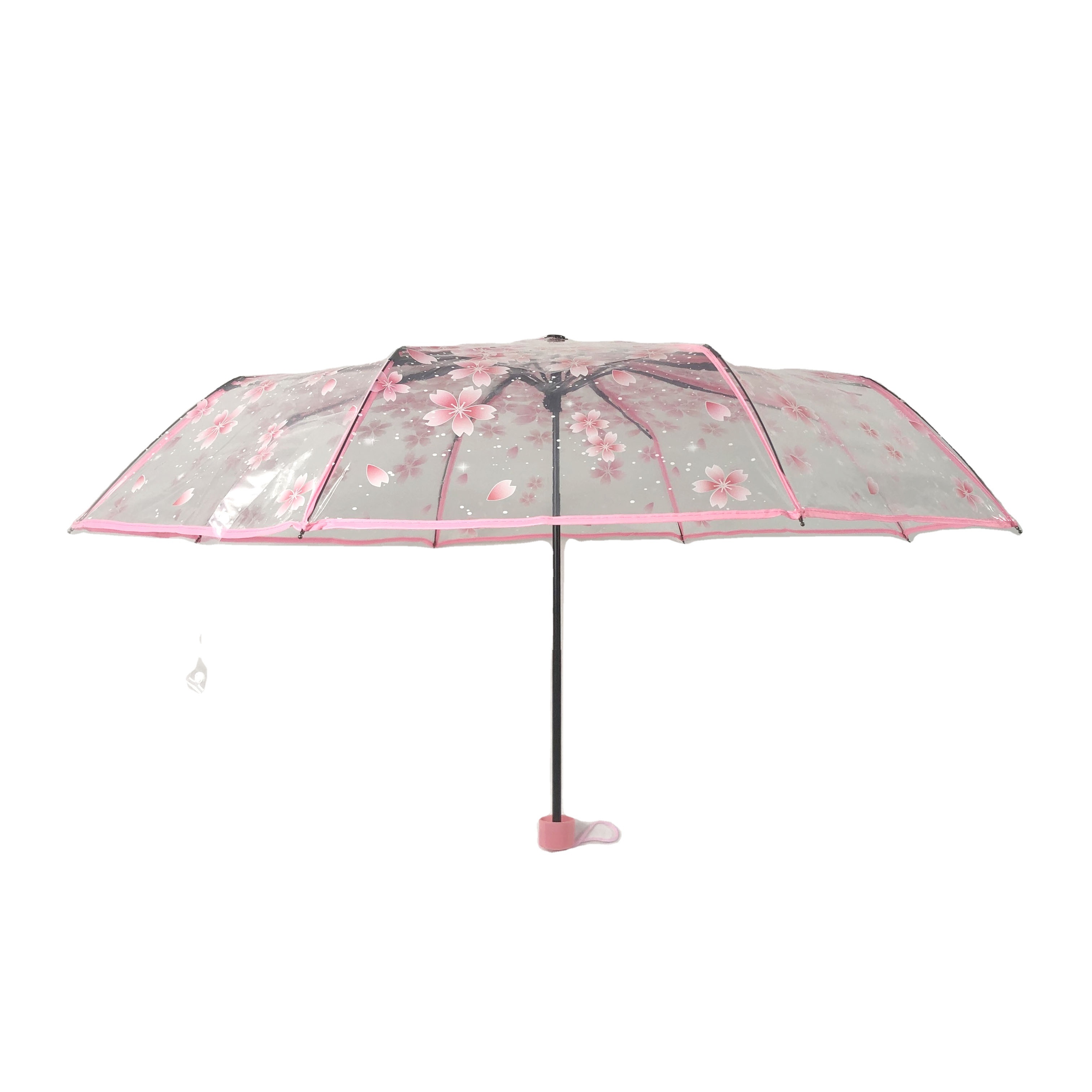 SUNDAY Clear umbrella dome transparent shape wholesale princess umbrella parasol flower Japan sakura kid umbrella for girl