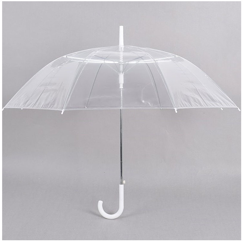 Sunday  umbrella Factory Wholesale straight umbrella Custom Logo Prints Promotional Umbrella transparent