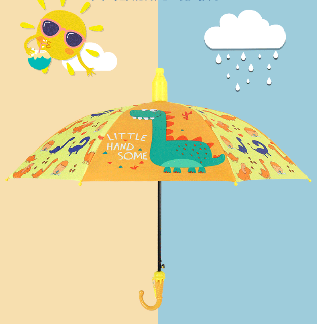 Cartoon Kids Umbrella Cartoon Character Pattern Kids Mini Reverse Umbrella  wholesale safety open children umbrella