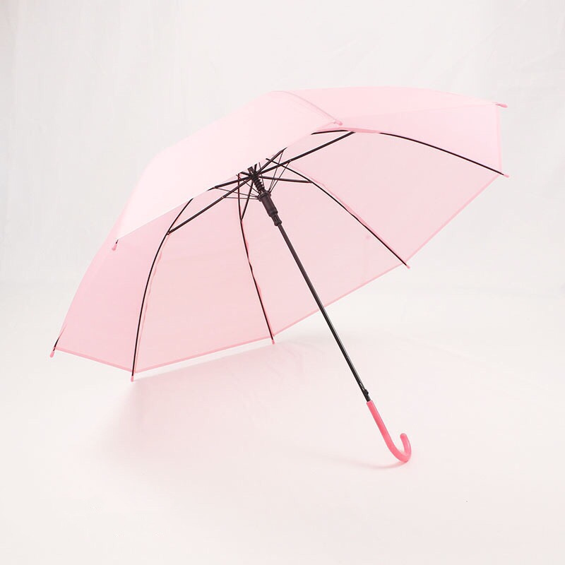 Clear kid umbrella transparent waterproof PVC  fashionable umbrella parasol for student kid pvc umbrella