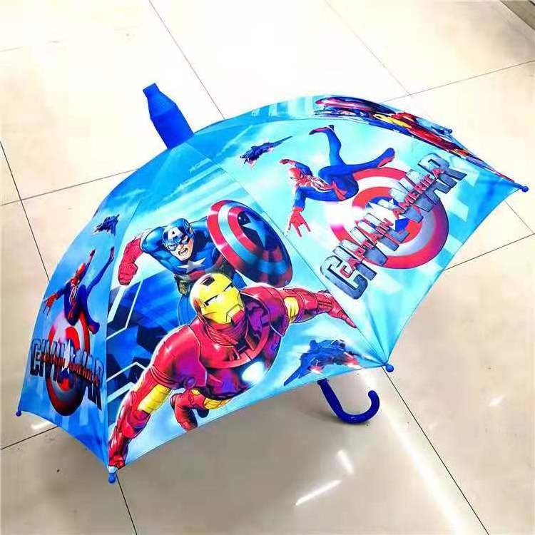 Sunday Creative cartoon child straight small umbrella  water drop cup Cartoon Kids Umbrella