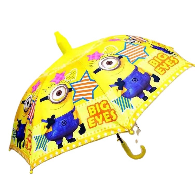 Sunday Creative cartoon child straight small umbrella  water drop cup Cartoon Kids Umbrella