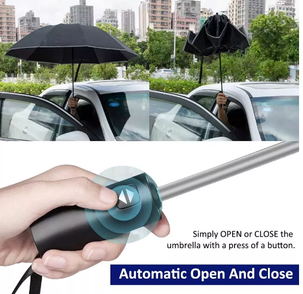 Sunday  Custom Double Layer Auto Opening Upside Down Reverse Invert Umbrella