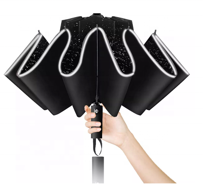 Sunday  Custom Double Layer Auto Opening Upside Down Reverse Invert Umbrella