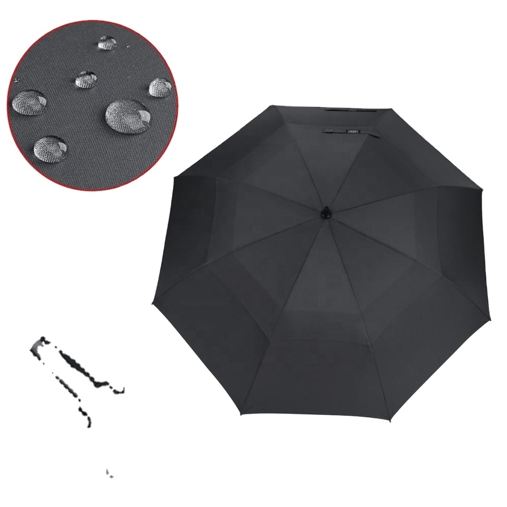 Sunday  Extra Large Oversize Double Canopy Vented Windproof Waterproof Golf Umbrella