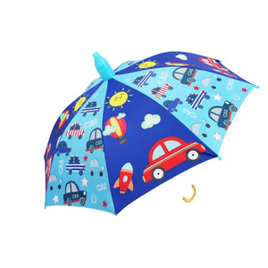 Sunday  Kids umbrella manufacturer cartoon child umbrella girl with anti-drip plastic cover