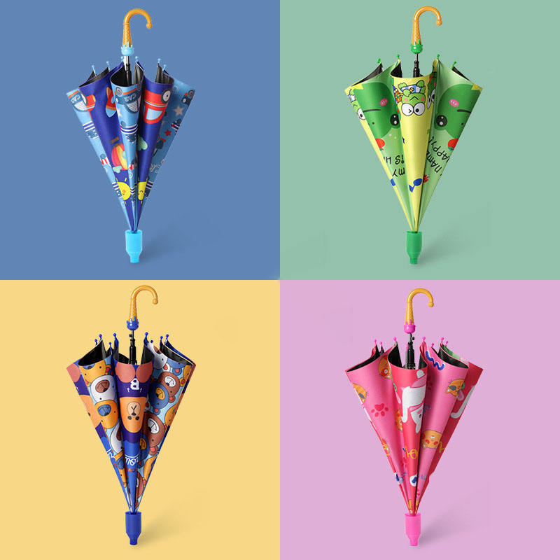 Sunday Automatic umbrella cartoon folding sun and rain  design for kids umbrella with cheap price