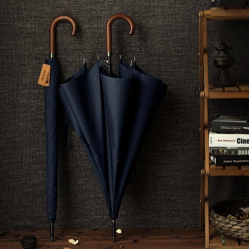 Sunday high fashion good quality with logo print straight umbrella for hotel