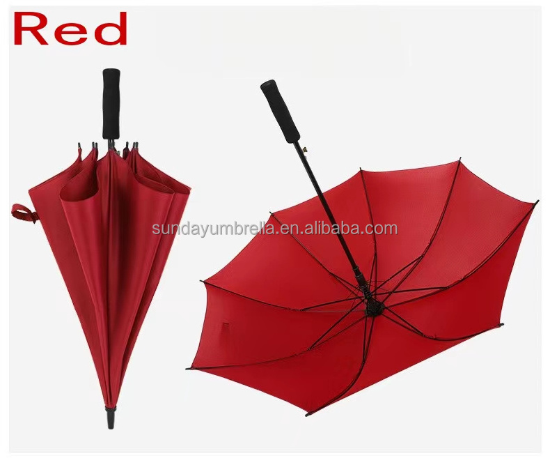 SD Semi-automatic golf umbrella Customized logo printing available umbrella windproof waterproof  umbrella